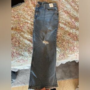 Cropped Demi boot J. crew jeans with distressed knees